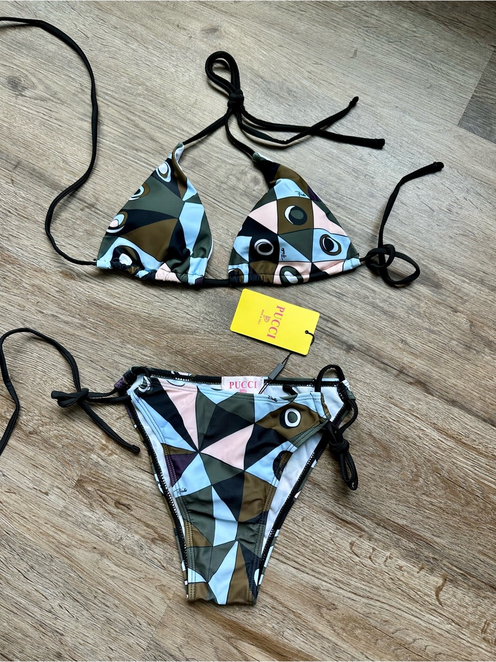 Emilio Pucci Geometric Bikini